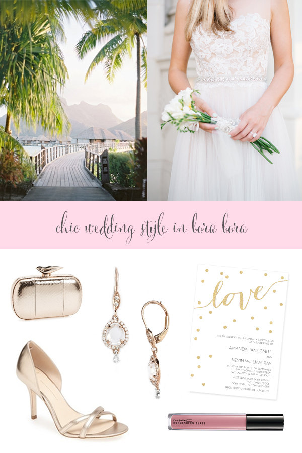 Destination Style - Wedding style in bora bora