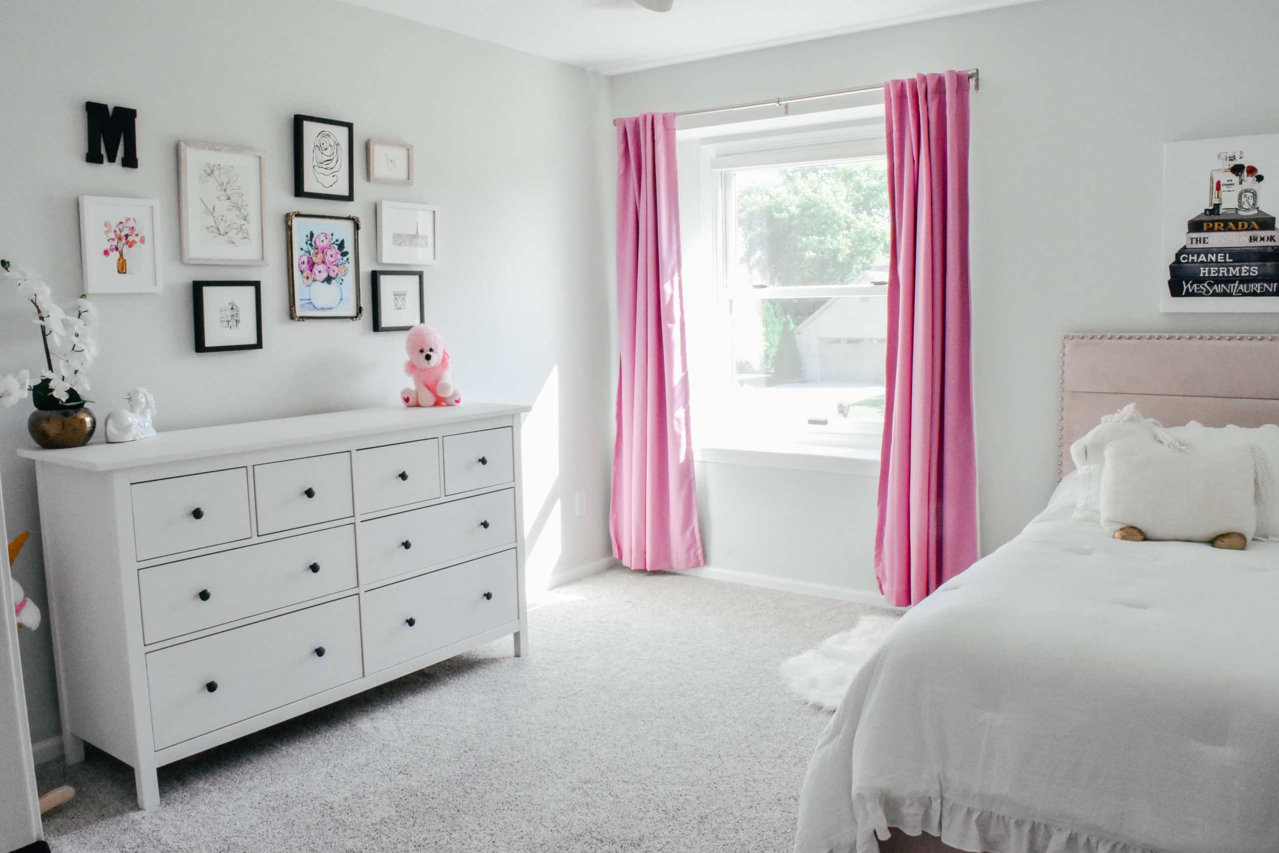 Toddler Girls Room Gallery Wall