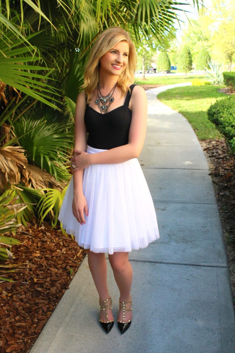 Scalloped Shorts & Tulle Skirt From Day to Night!