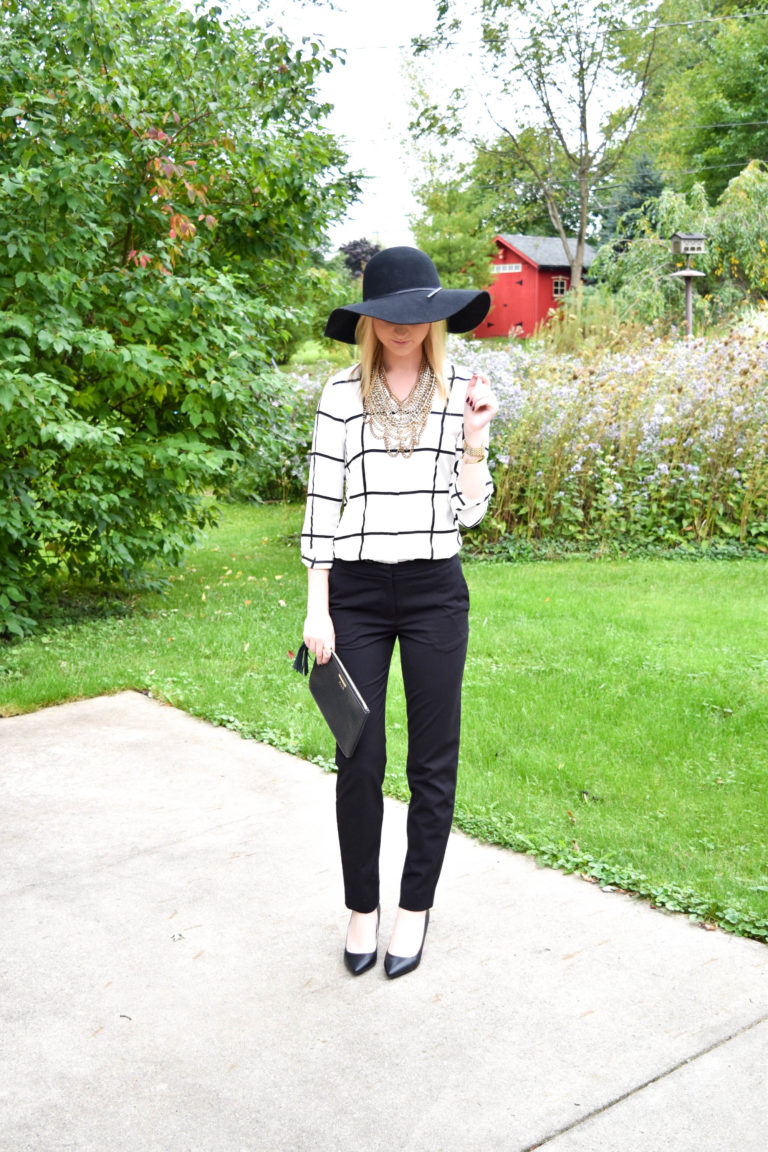The Softest Windowpane Blouse