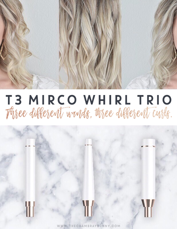 Three Different Curling Wands, Three Different Curls – T3 Micro Whirl Trio Review + Discount Codes!
