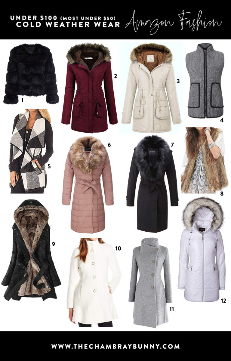 Cold Weather Coats & Jackets + Amazon Giveaway!